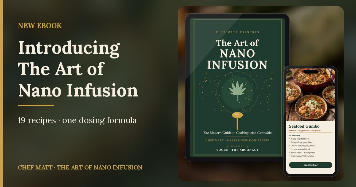 Introducing The Art of Nano Infusion: Chef Matt's Guide to Cooking With Nano THC