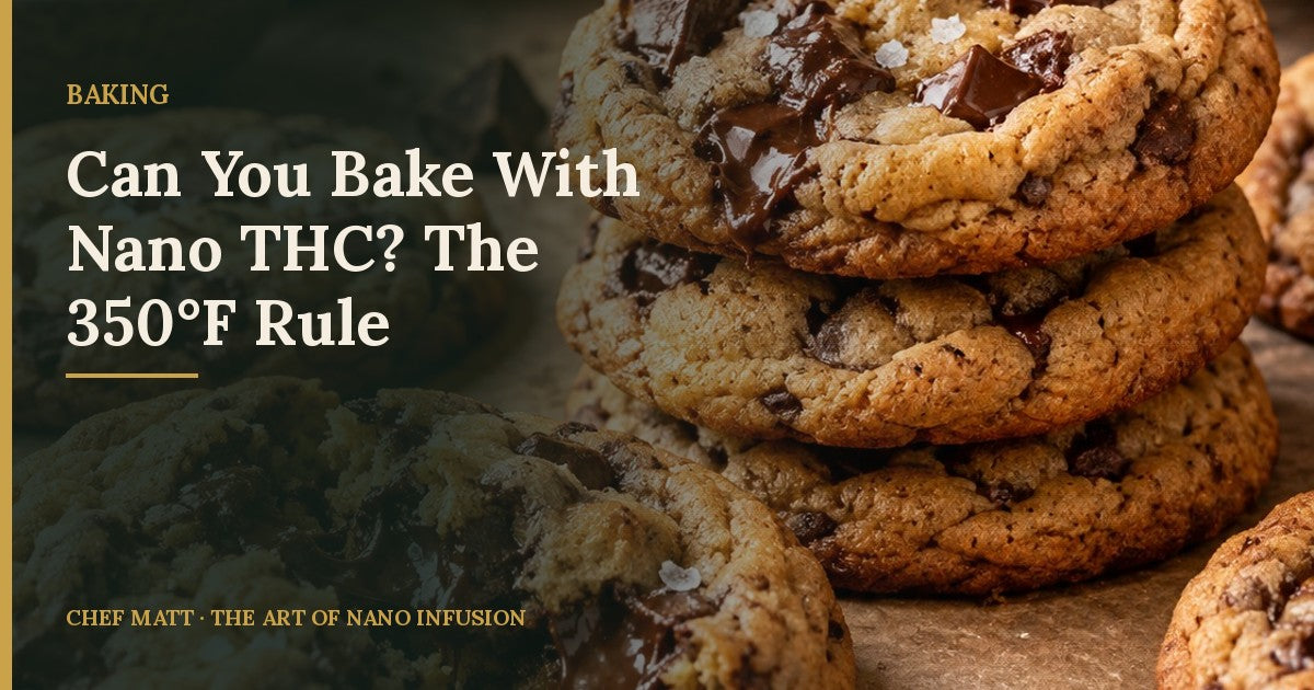 Can You Bake With Nano THC Powder? Chef Matt's 350°F Rule