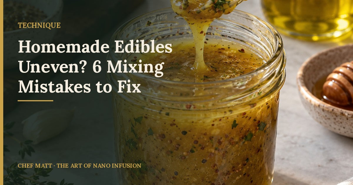 Homemade Edibles Coming Out Uneven? 6 Mixing Mistakes and How to Fix Them