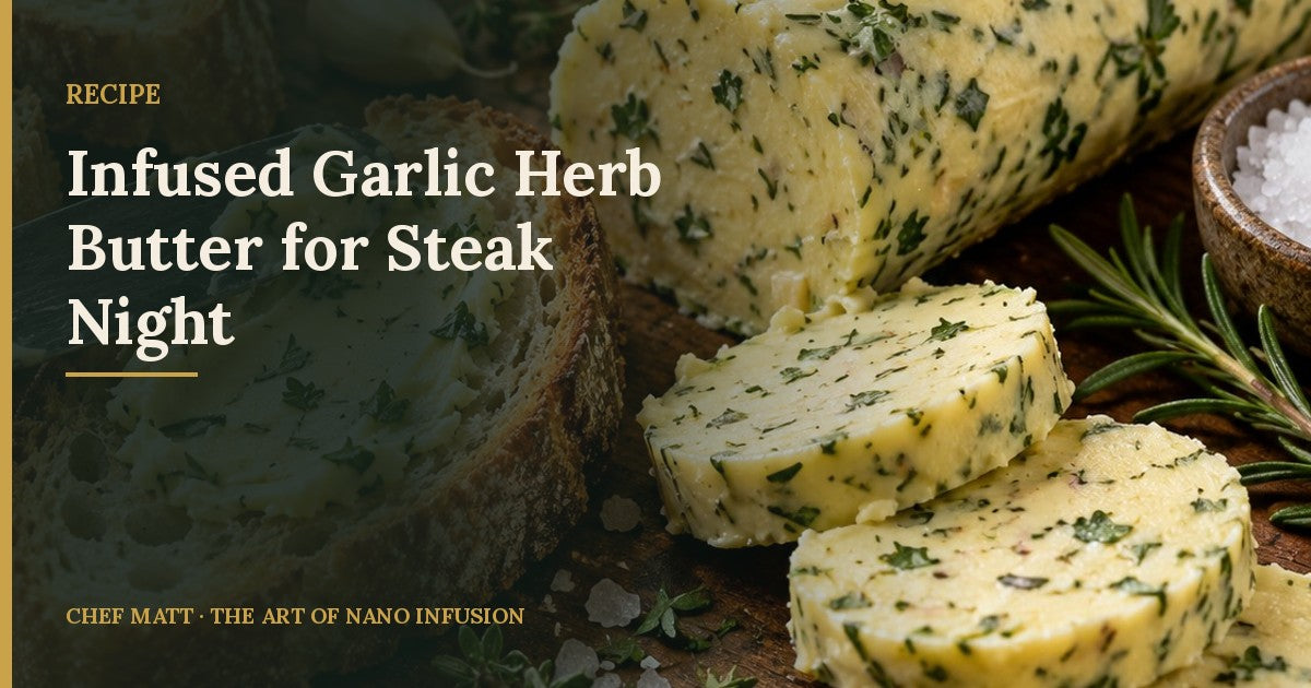 Infused Garlic Herb Butter: The Easiest Way to Dose Steak Night