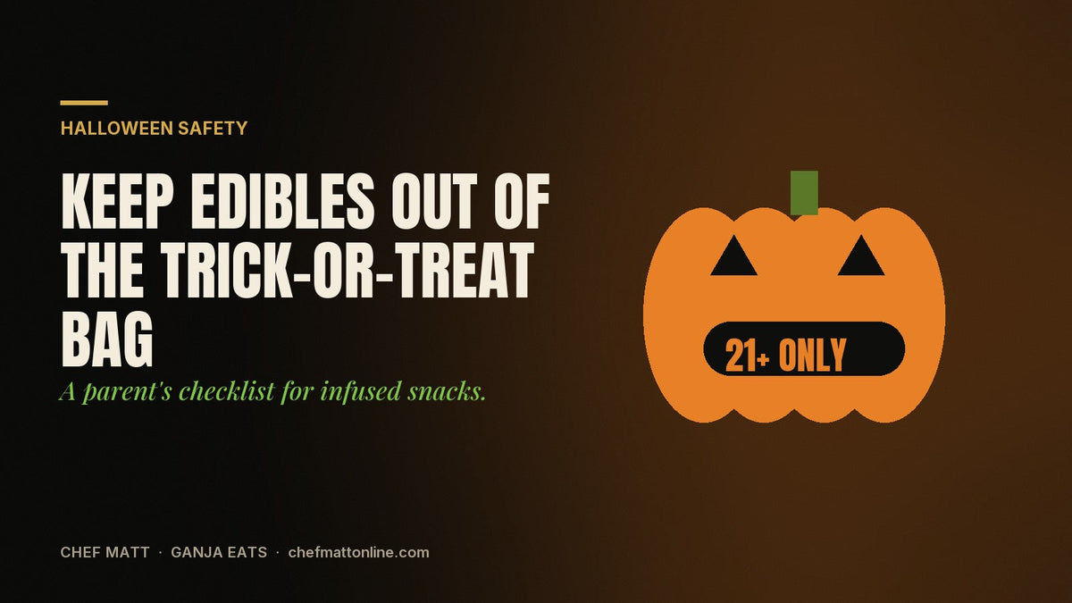 Halloween edible safety - keep THC edibles away from kids