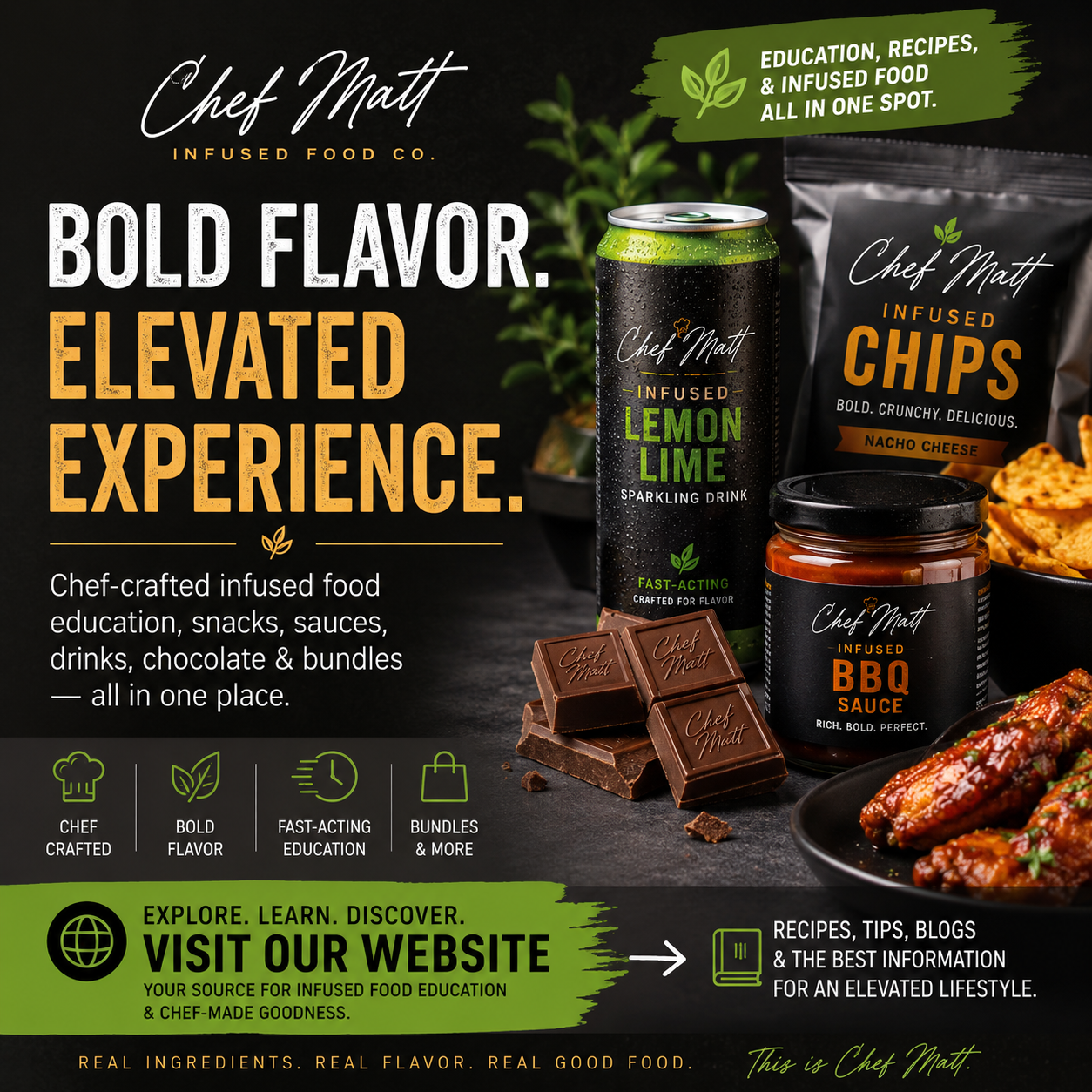 Chef Matt Edibles | Delta 9 THC Drinks, Infused Chips & Small-Batch Cannabis Products