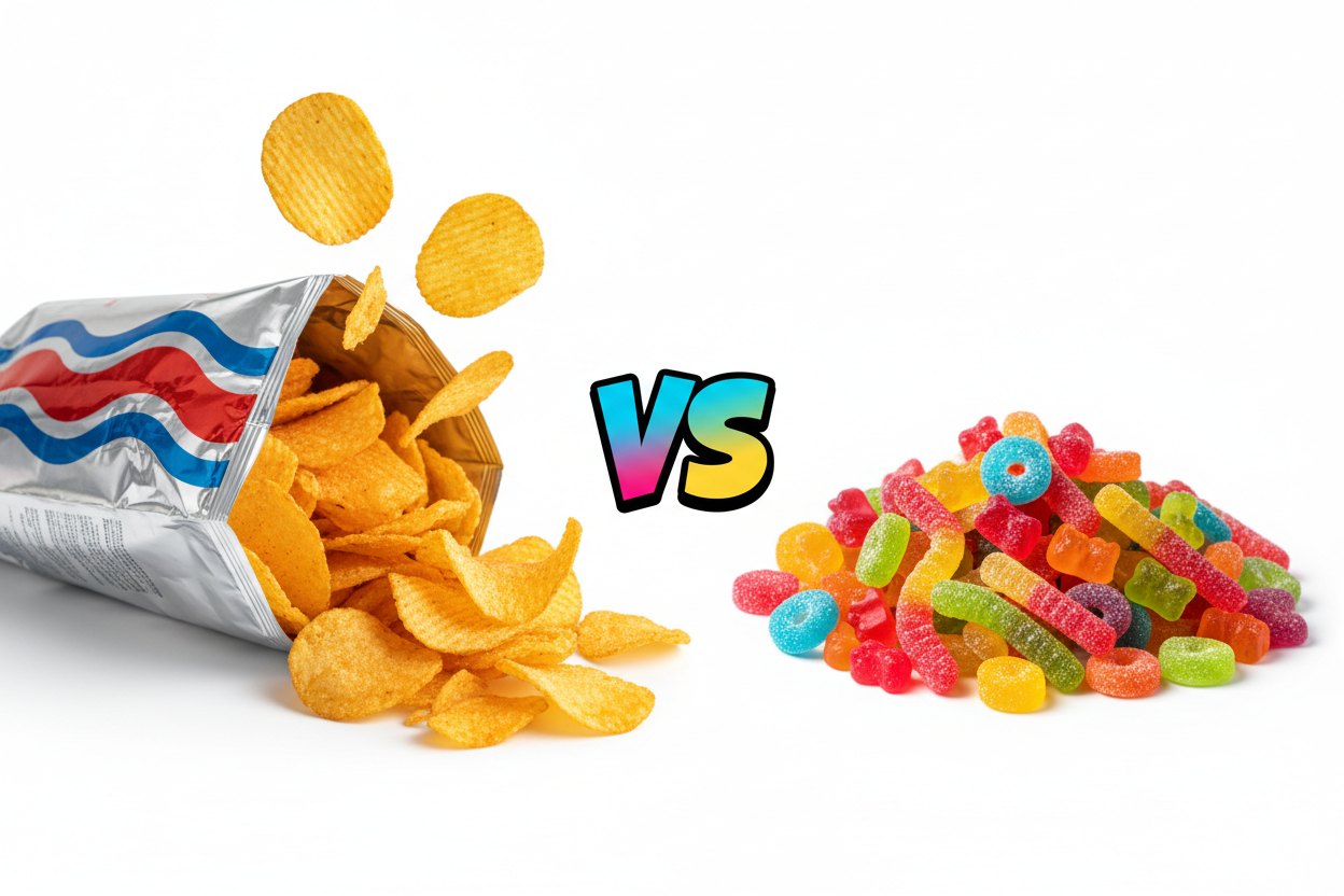 Infused chips vs gummies comparison from Chef Matt Stockard of Chef Matt Online