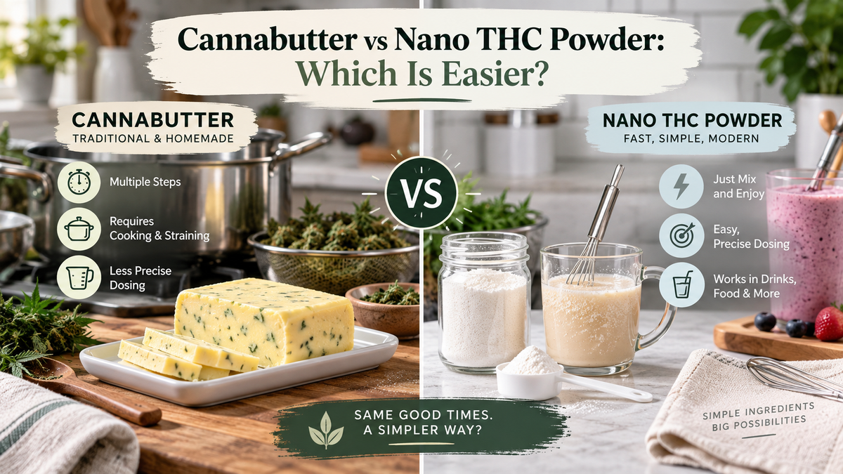 How to make edibles without cannabutter using Nano THC powder