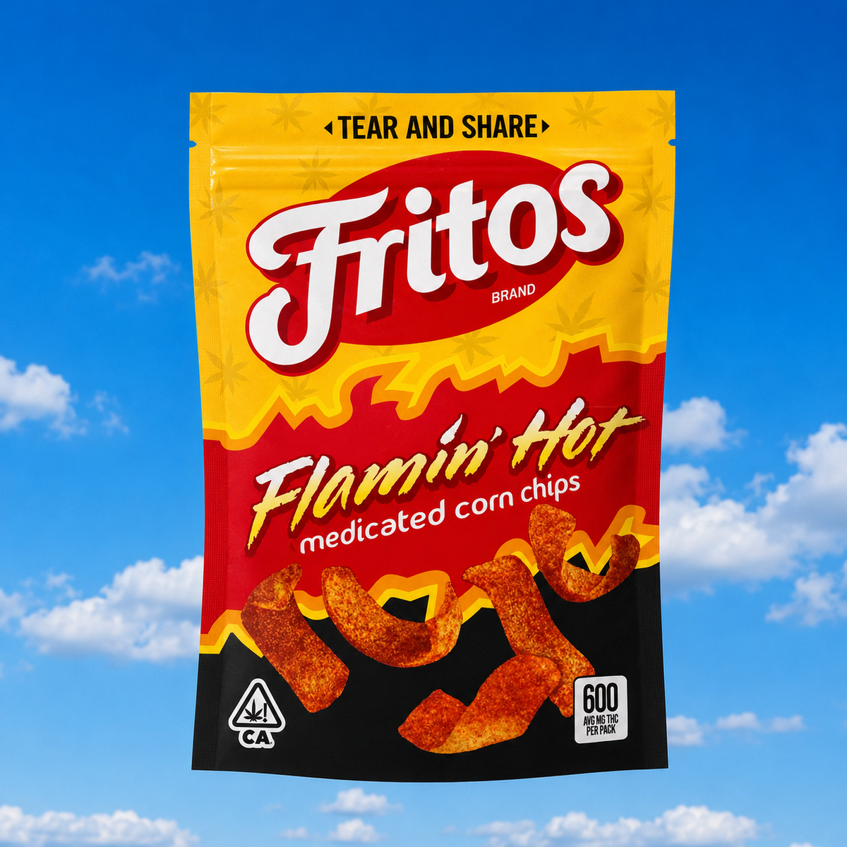 Chef Matt Crafted Blazing Hot Corn Chips | THC Infused Snack