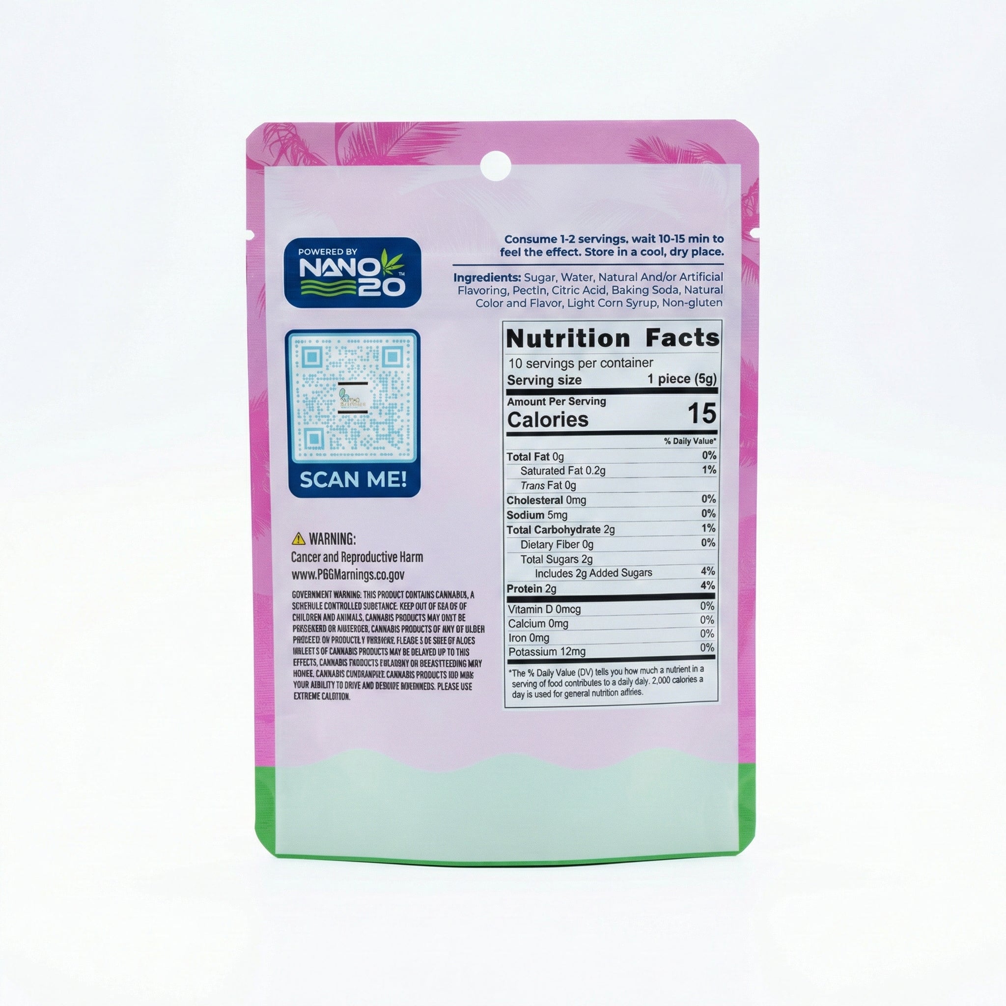 Watermelon Cannabis-Infused Gummies – Fast Onset THC Candy