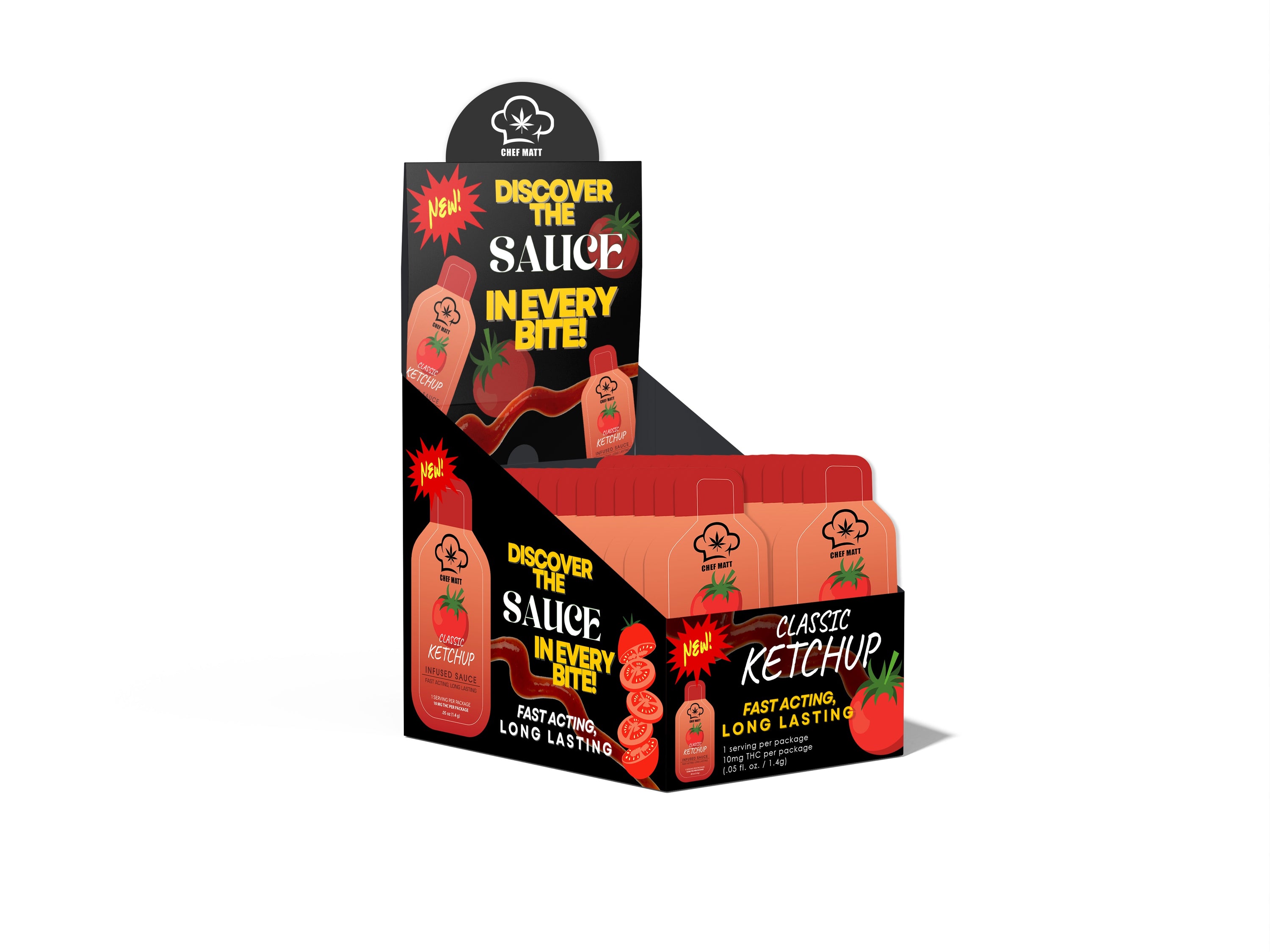 Chef Matt Store Cannabis Infused Classic Ketchup | THC edible ketchup | gourmet cannabis condiments | infused ketchup | cannabis cooking ketchup