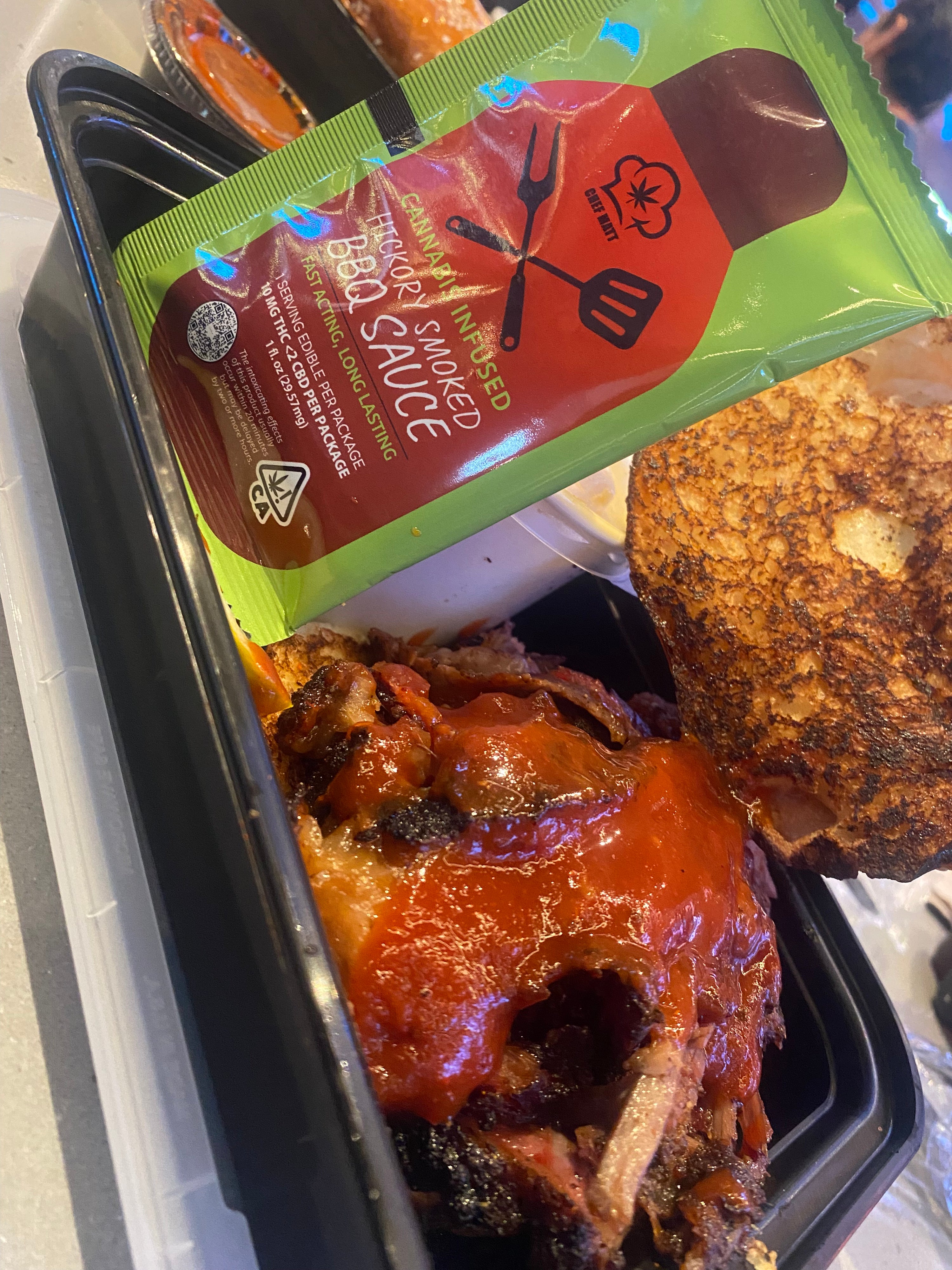 Chef Matt Store Cannabis Infused Hickory Smoked BBQ Sauce | THC edible BBQ sauce | gourmet cannabis sauces | infused smoked BBQ | cannabis cooking sauce