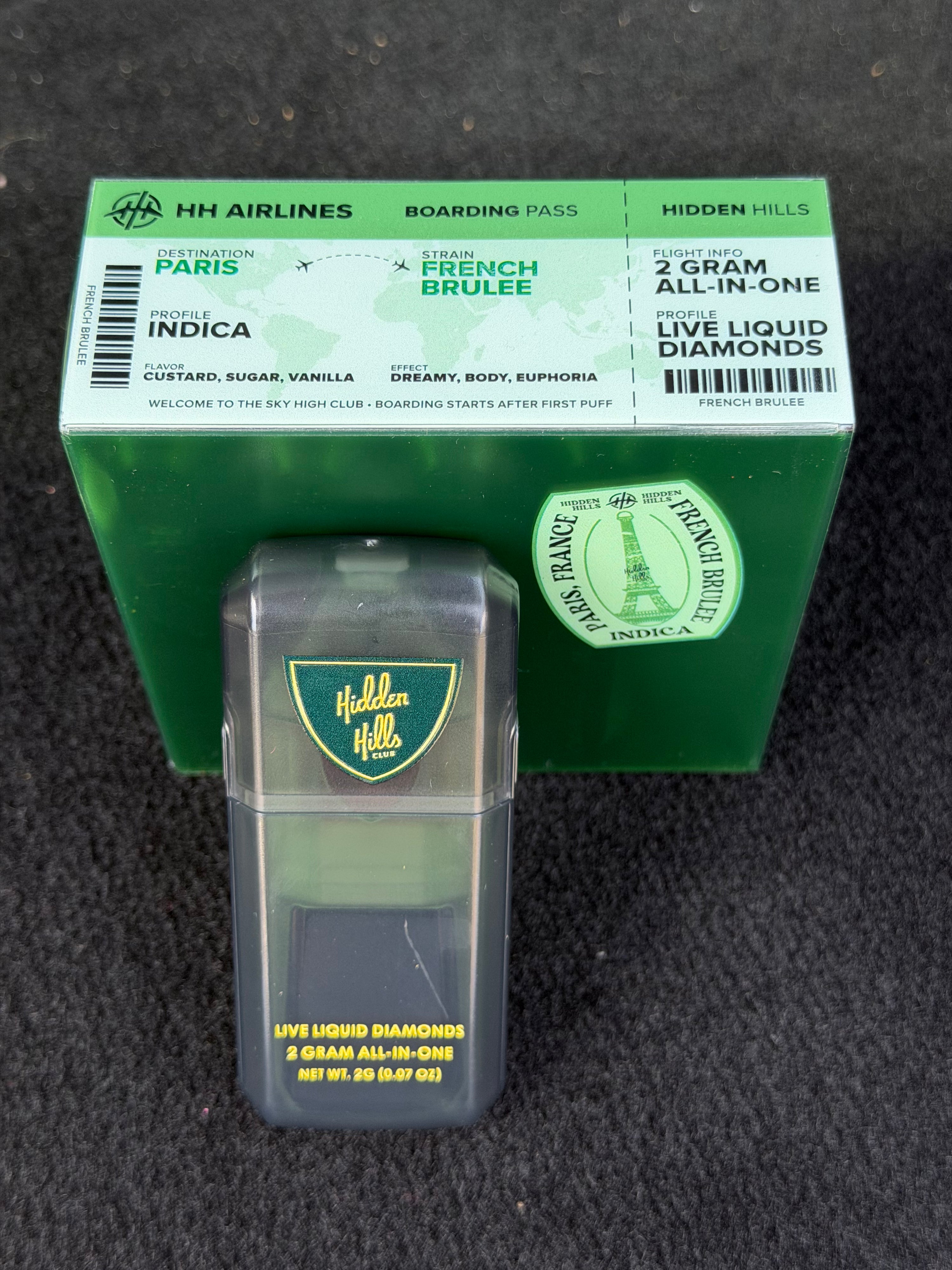 French Brulee Indica Vape Pen | 2 Gram All-In-One