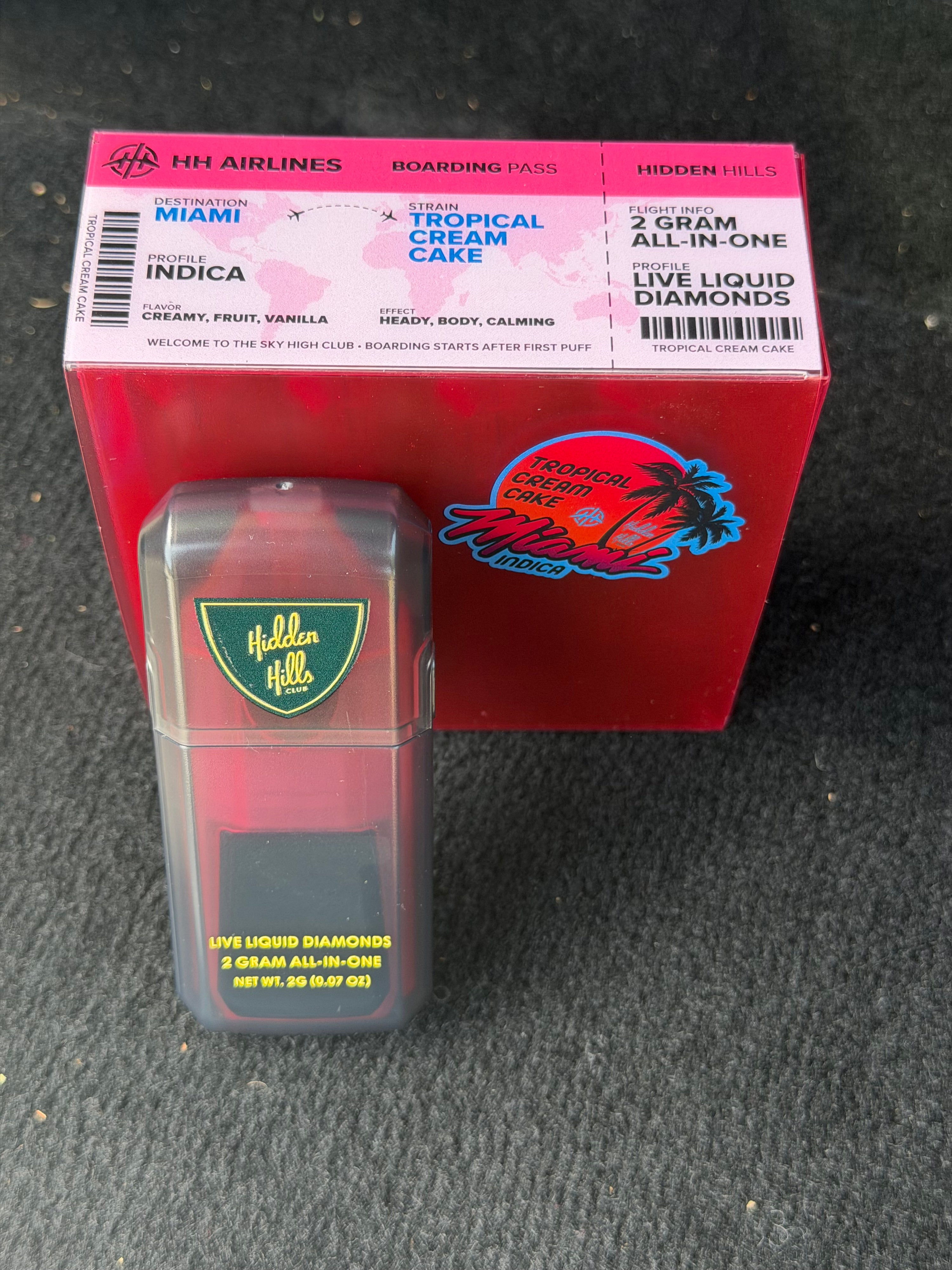 Tropical Cream Cake Indica Vape Pen | 2 Gram All-In-One