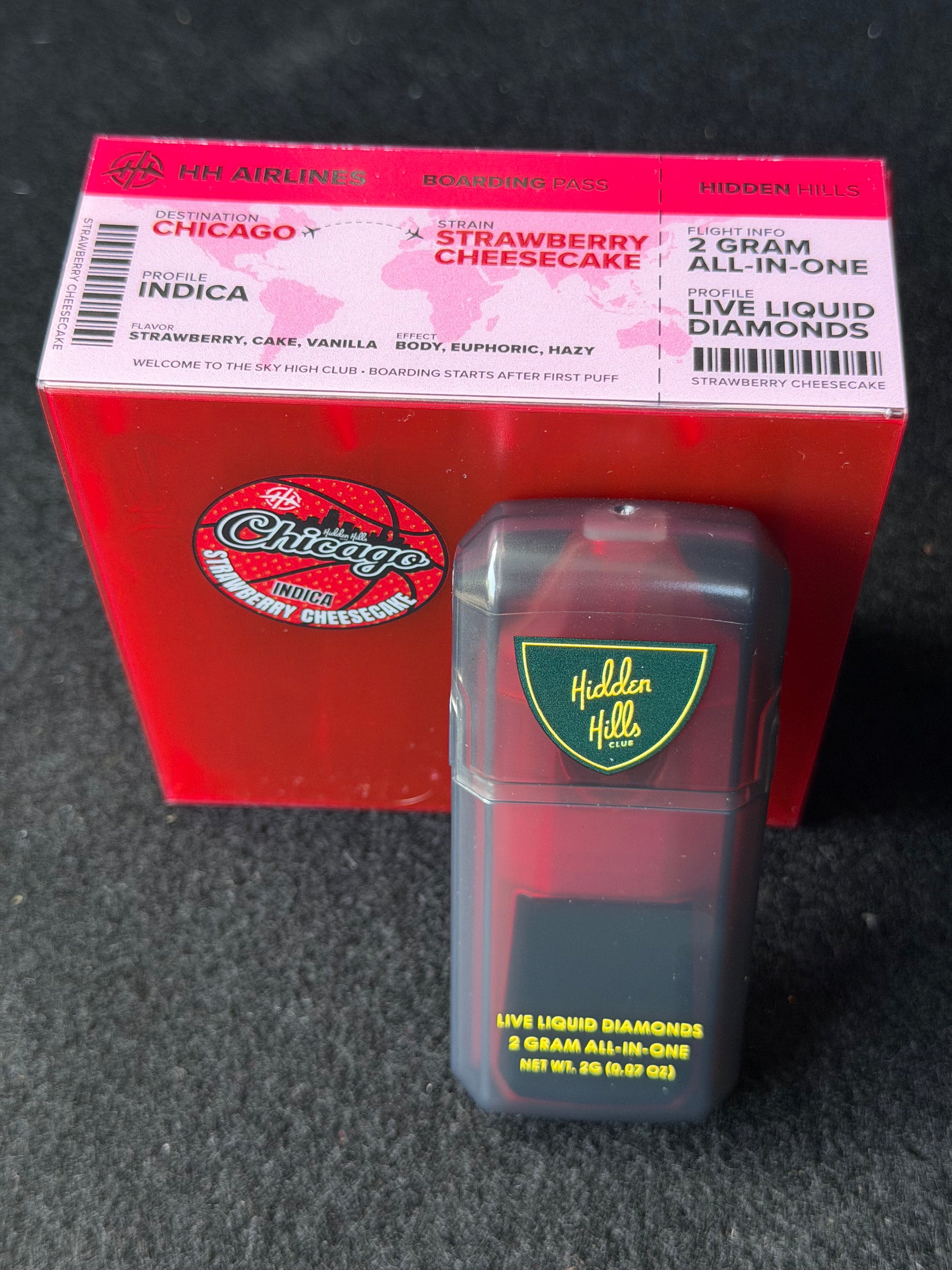Strawberry Cheesecake Indica Vape Pen | 2 Gram All-In-One