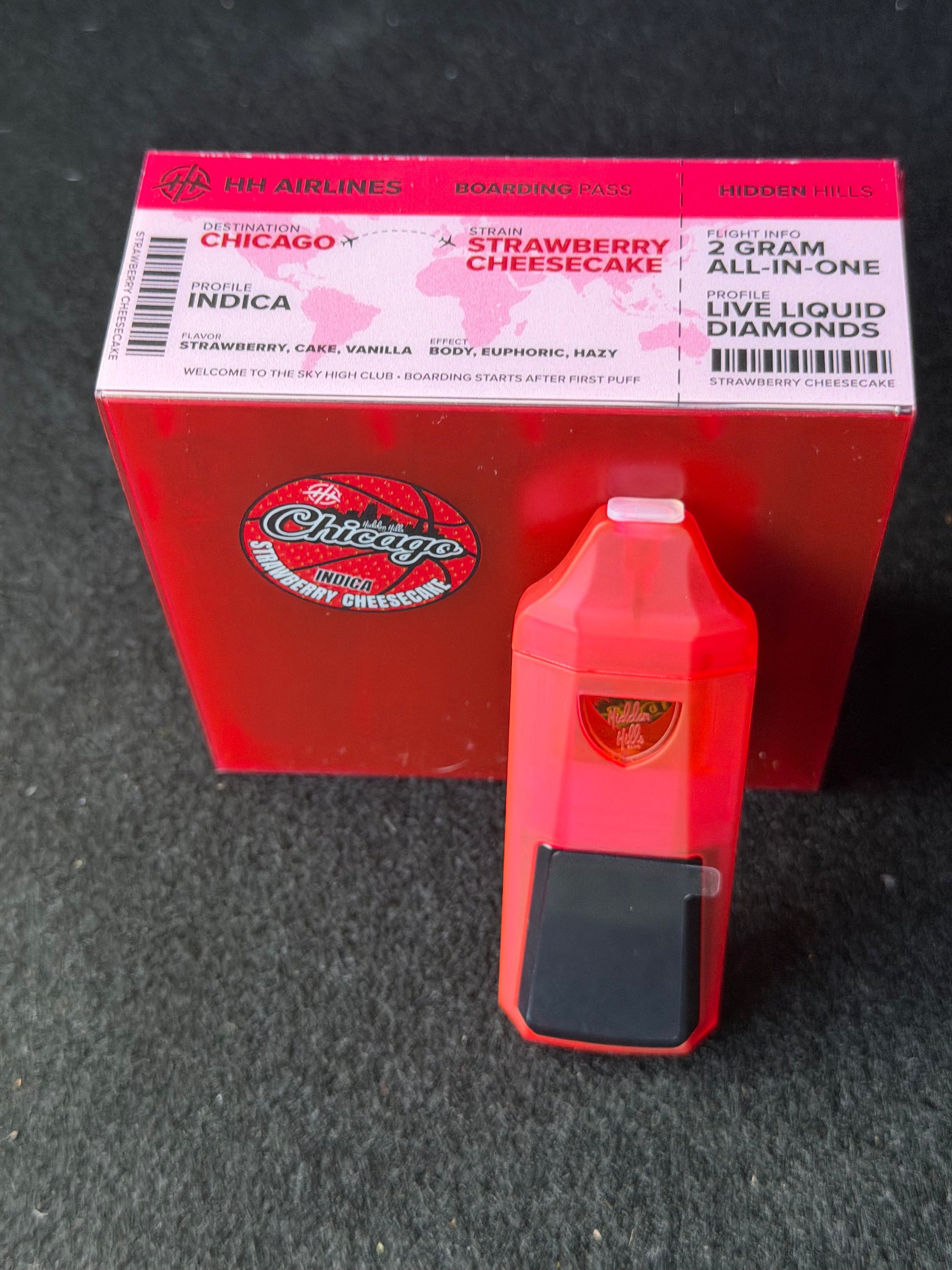Strawberry Cheesecake Indica Vape Pen | 2 Gram All-In-One