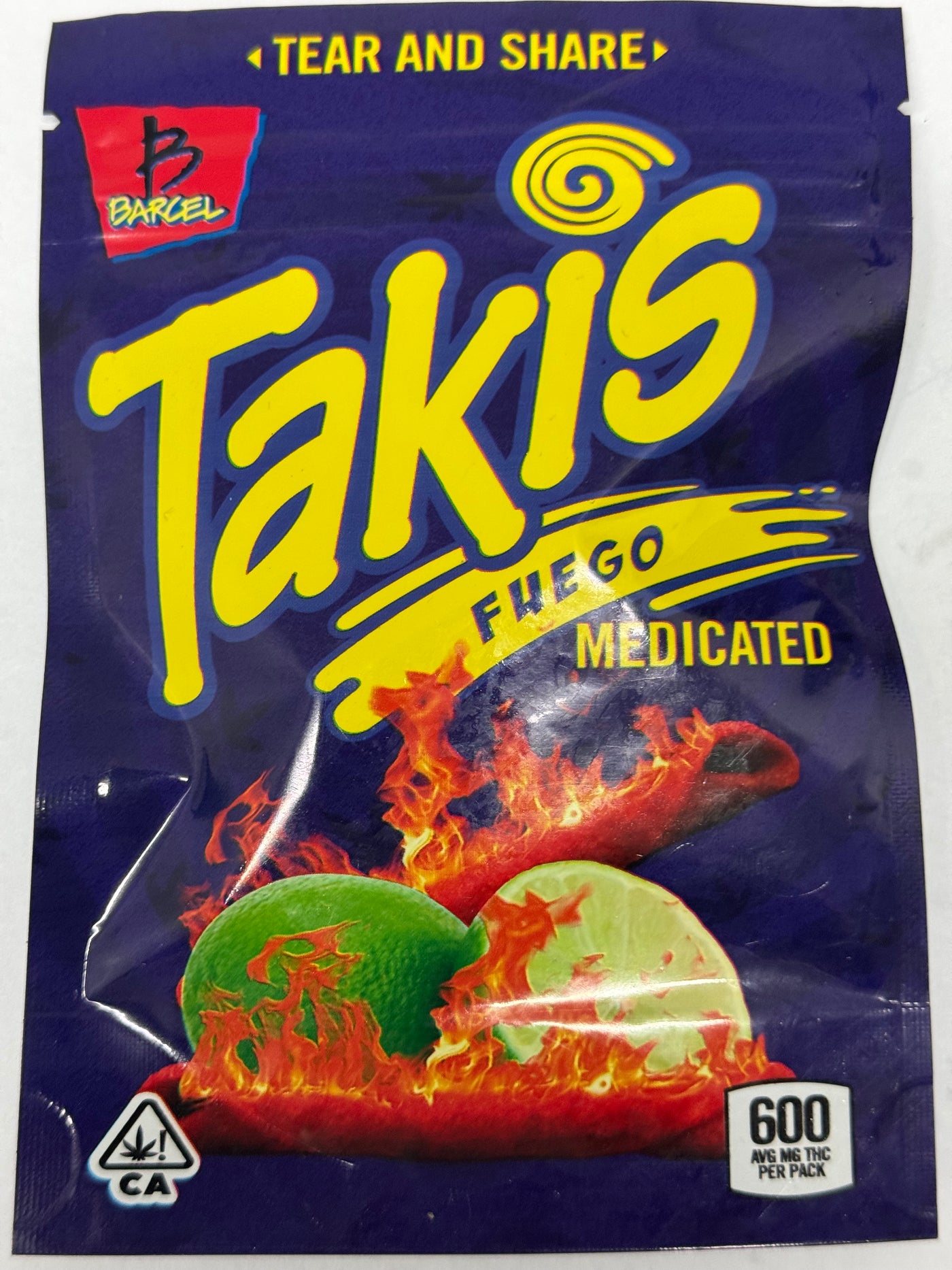 Chef Matt Cannabis Infused Fuego Chili Lime Chips product image showing Fuego Chili Lime for adult customers