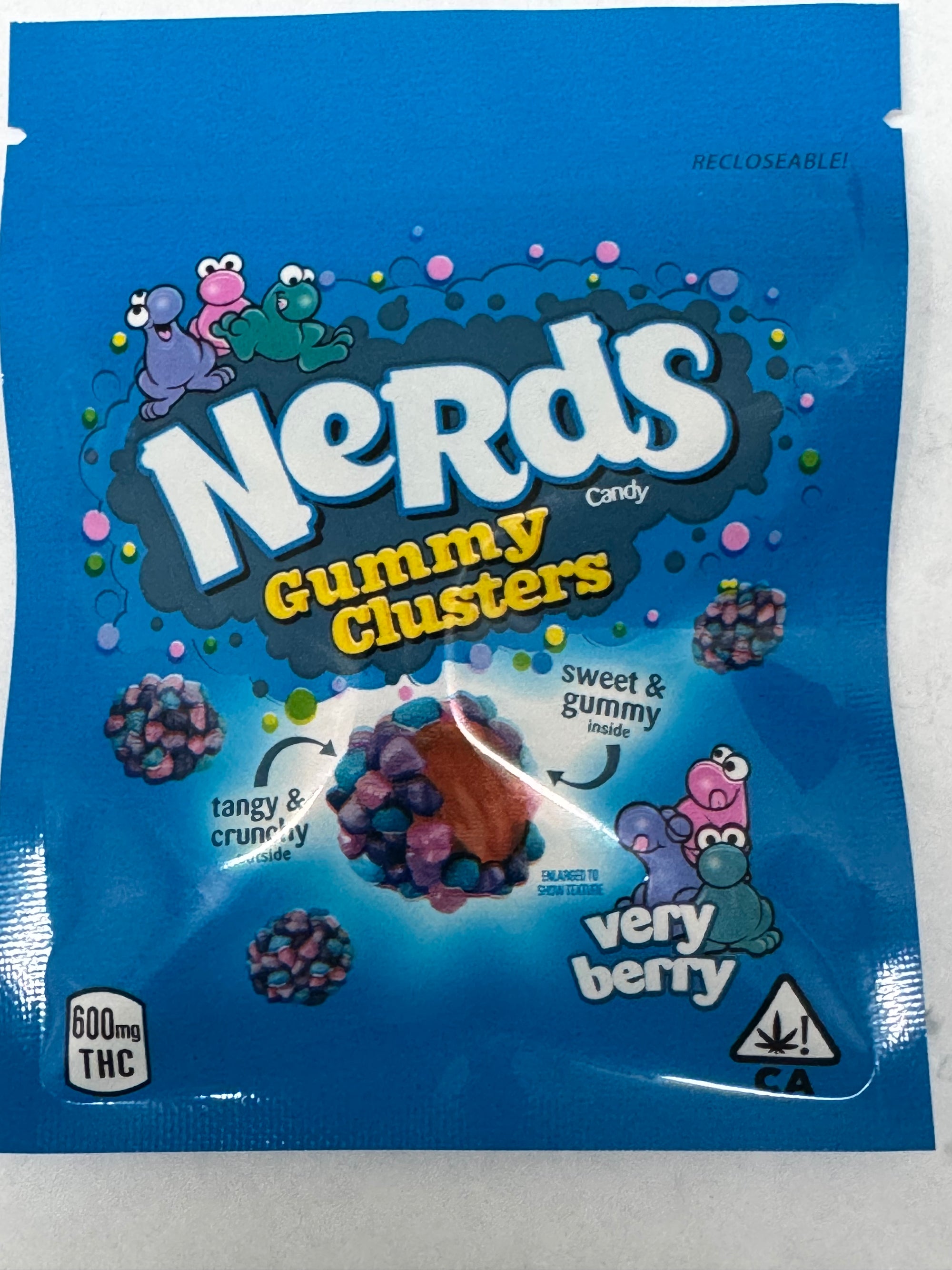 Chef Matt Cannabis Infused Nerd Clusters Candy product image showing Nerd Clusters for adult customers