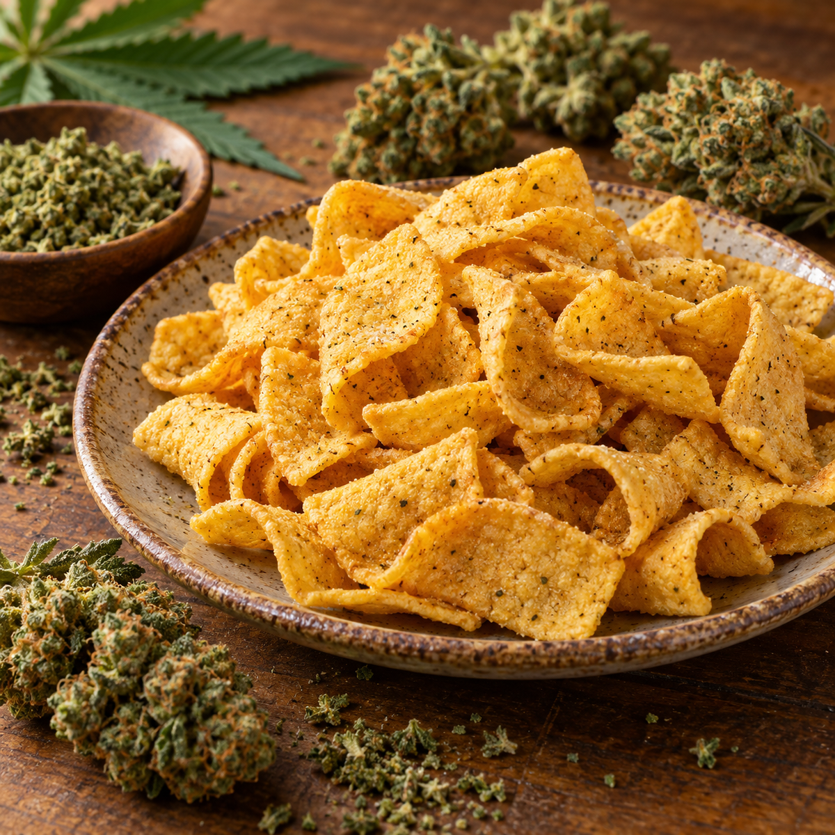 Lit Corn Chips hemp-derived THC chips, back of bag