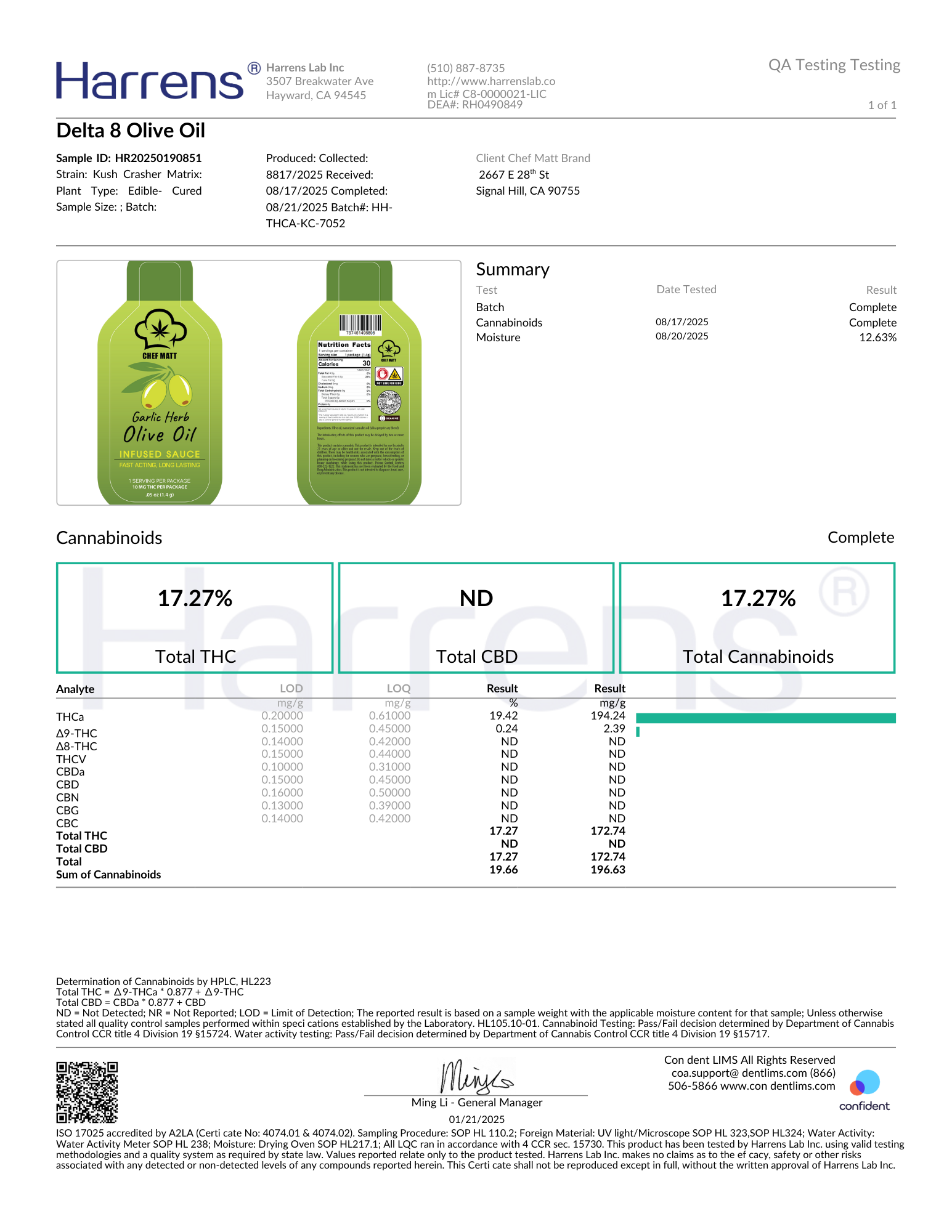 Chef Matt Store Cannabis Infused Garlic & Herb Olive Oil Bundle | THC cooking oil | gourmet cannabis olive oil | infused olive oil set | cannabis culinary oil