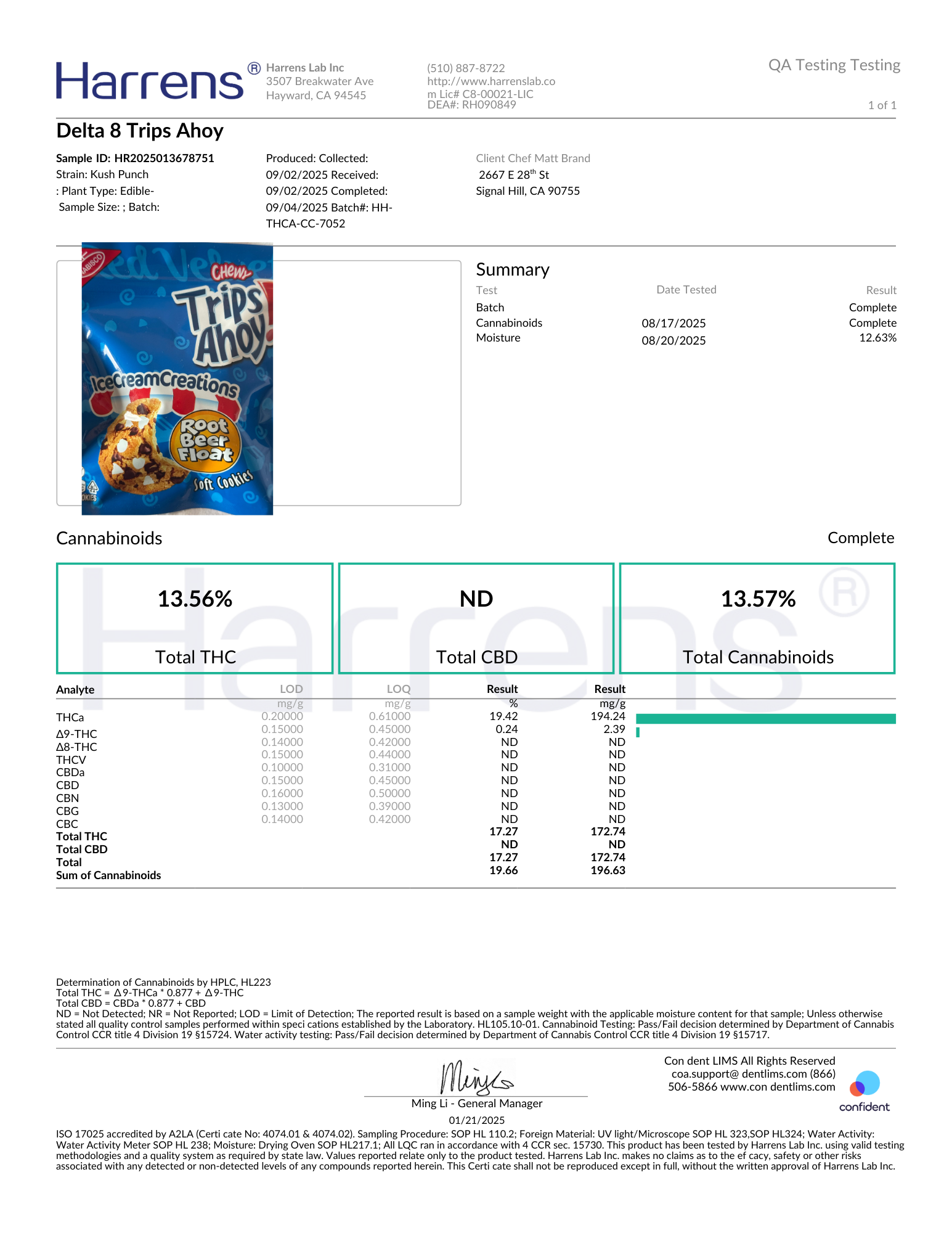 Chef Matt Store Cannabis-Infused Trips Ahoy Cookies | THC cookies online | gourmet cannabis treats