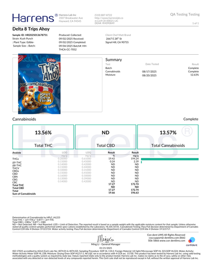 Chef Matt Store Cannabis-Infused Trips Ahoy Cookies | THC cookies online | gourmet cannabis treats