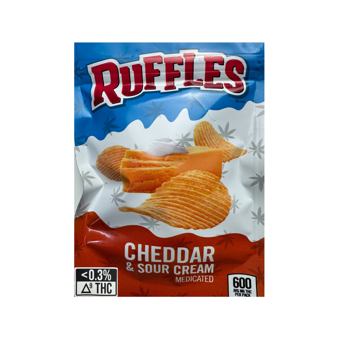 chef matt store cannabis infused cheddar sour cream ruffles | thc flavored chips | gourmet cannabis snacks