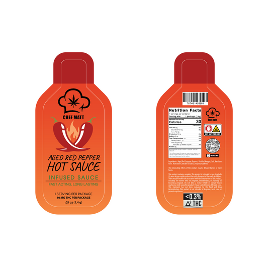Cannabis Infused Red Pepper Hot Sauce - Gourmet Edible