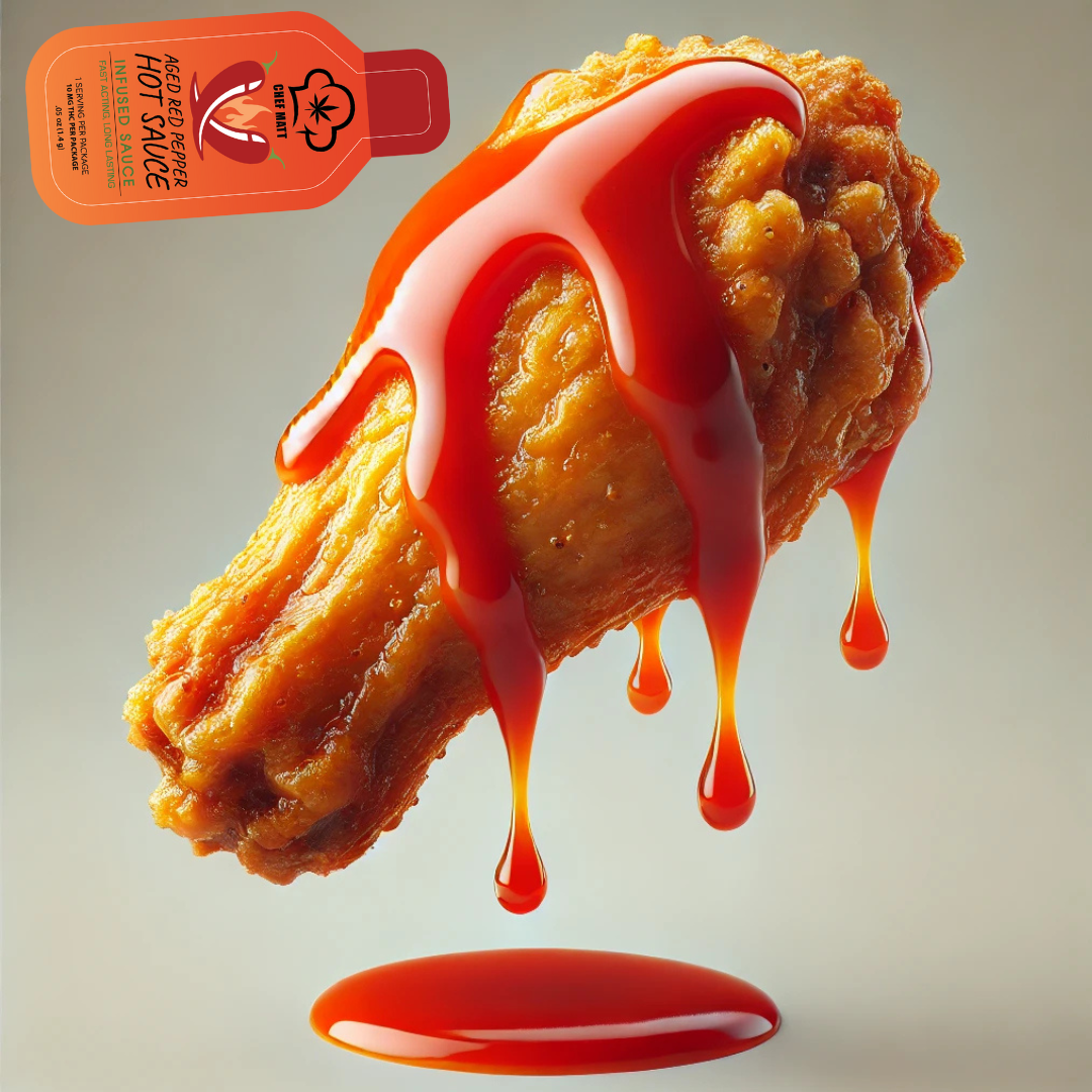 Cannabis Infused Red Pepper Hot Sauce - Gourmet Edible