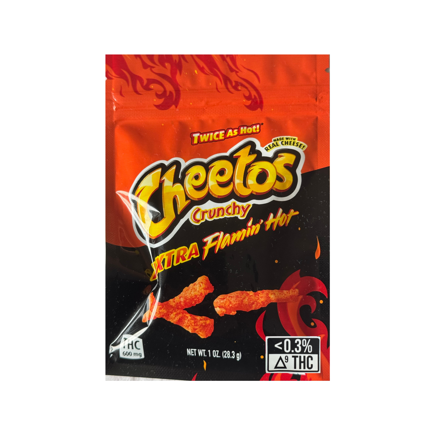 chef matt store cannabis-infused flamin’ hot cheetos | thc spicy snacks | gourmet cannabis chips
