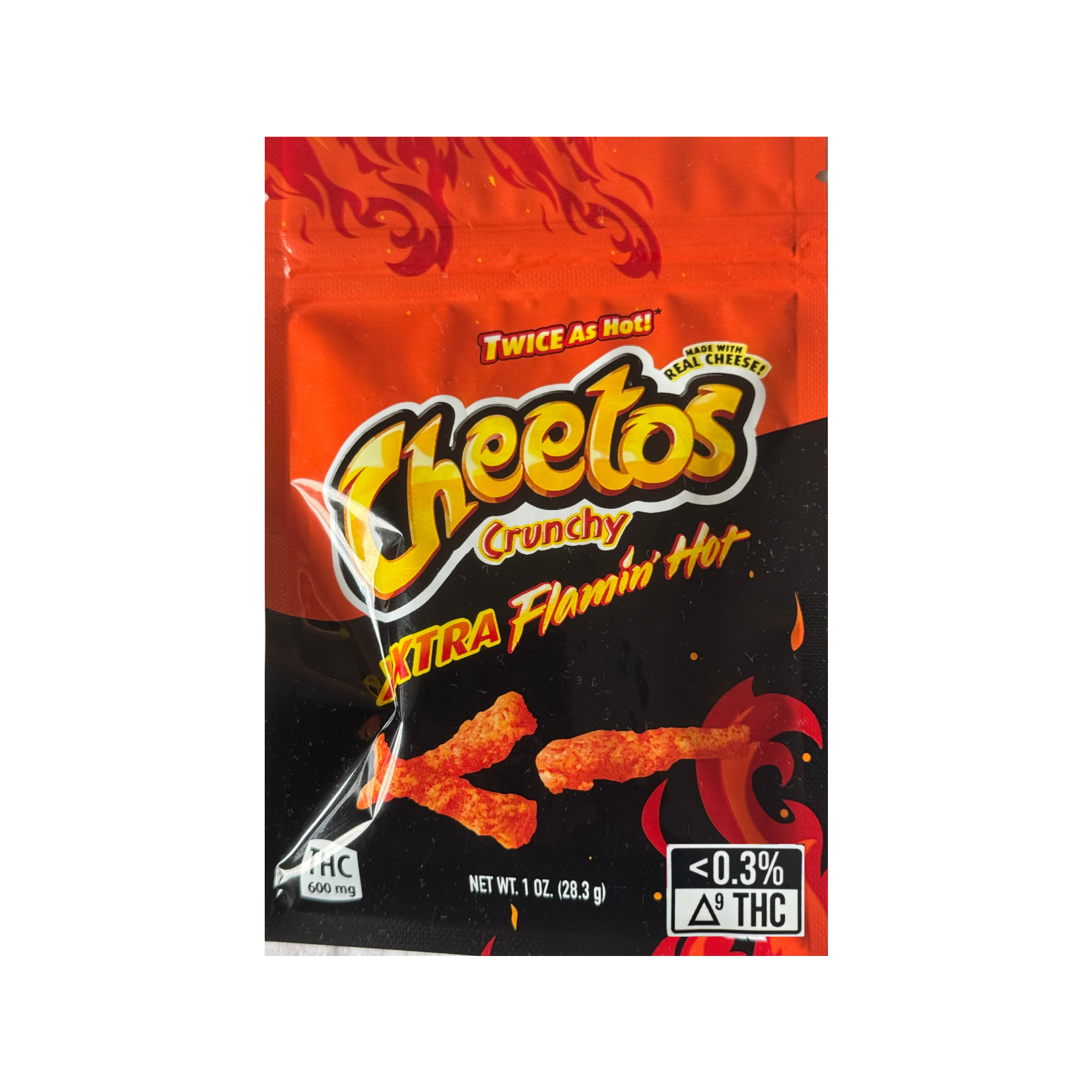 Chef Matt Store Cannabis-Infused Flamin’ Hot Cheetos | THC spicy snacks | gourmet cannabis chips