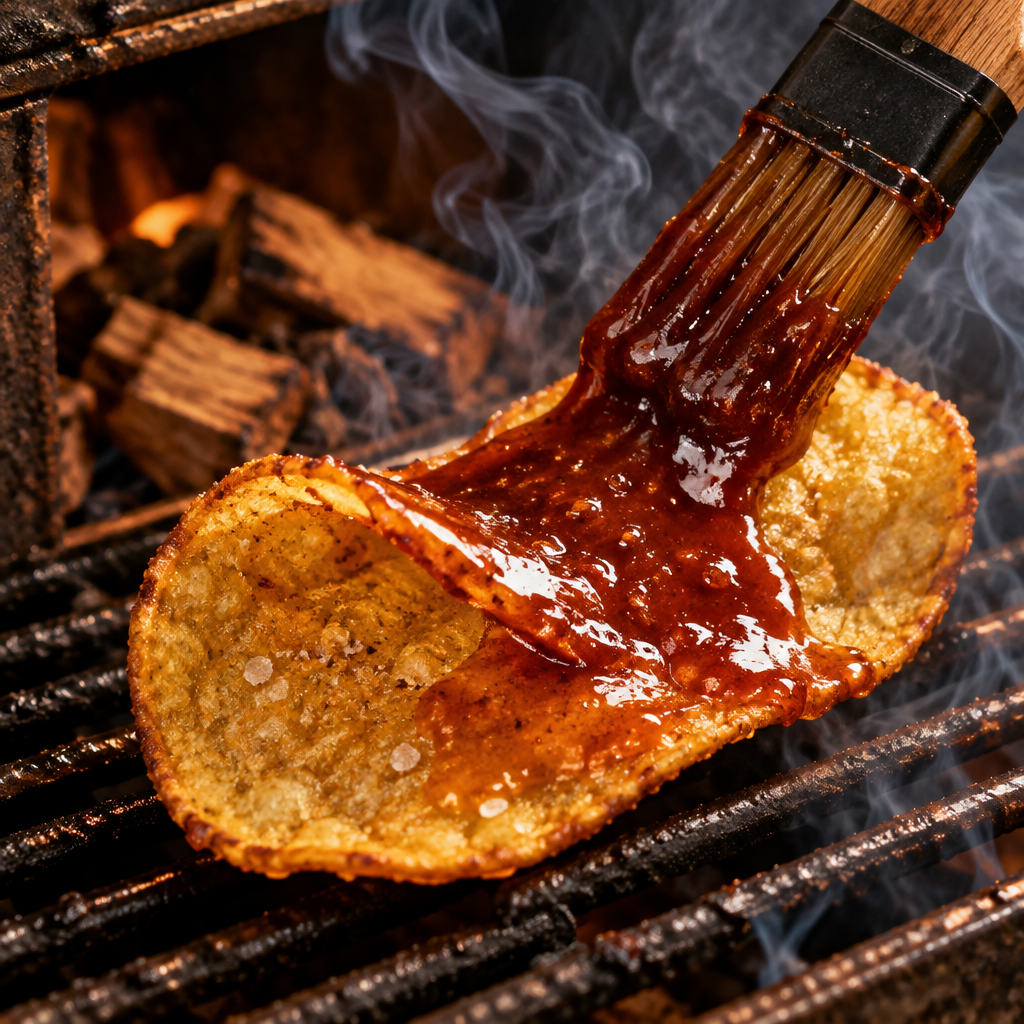 Lit Pitmaster BBQ THC potato chips, alternate view