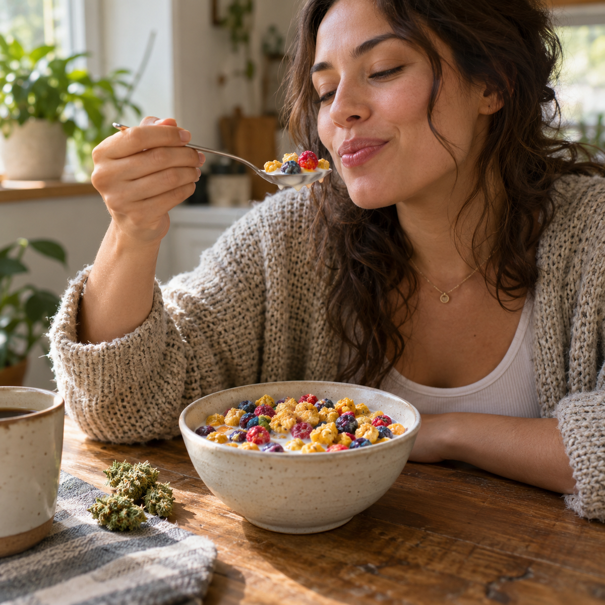 Lit Berry Blast THC cereal, package detail