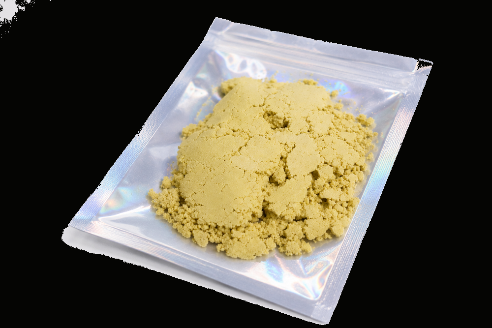 10 Grams Nano Delta 9 Powder on black background