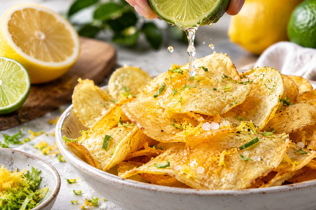 Lit Limon THC potato chips, alternate view